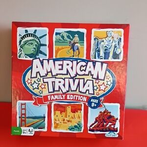 American Trivia Family Edition Board Game